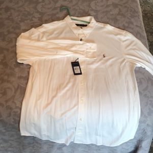White Ralph Lauren button down